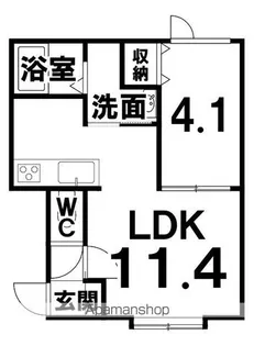 カリーノ【2階】の間取り